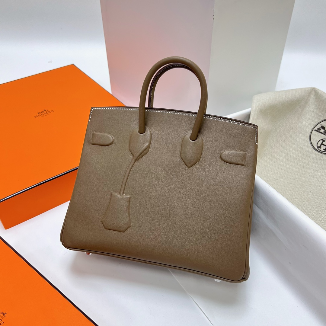 에르메스 버킨백25 섀도우 에토프 은장 버클